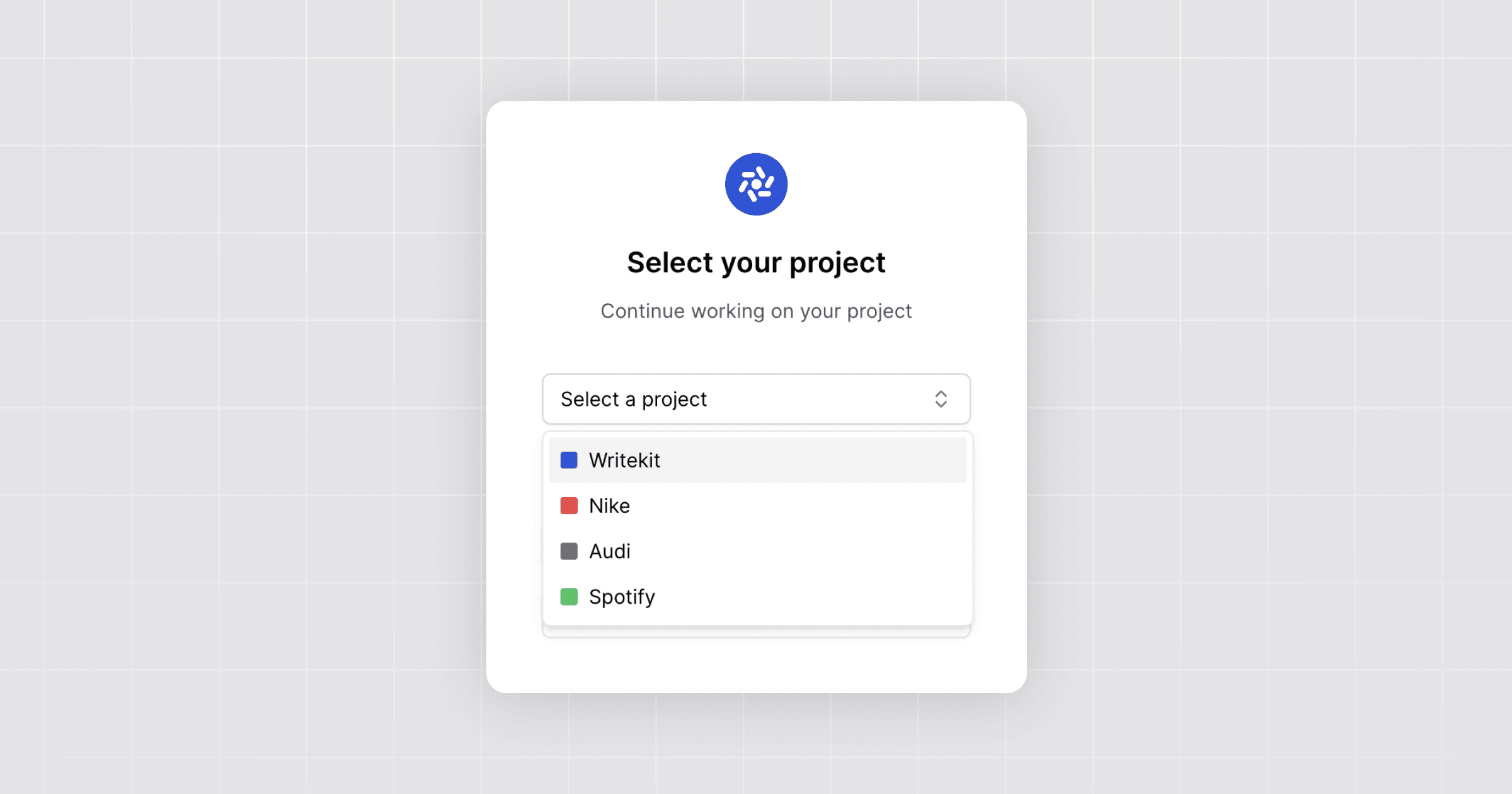 Manage using Projects